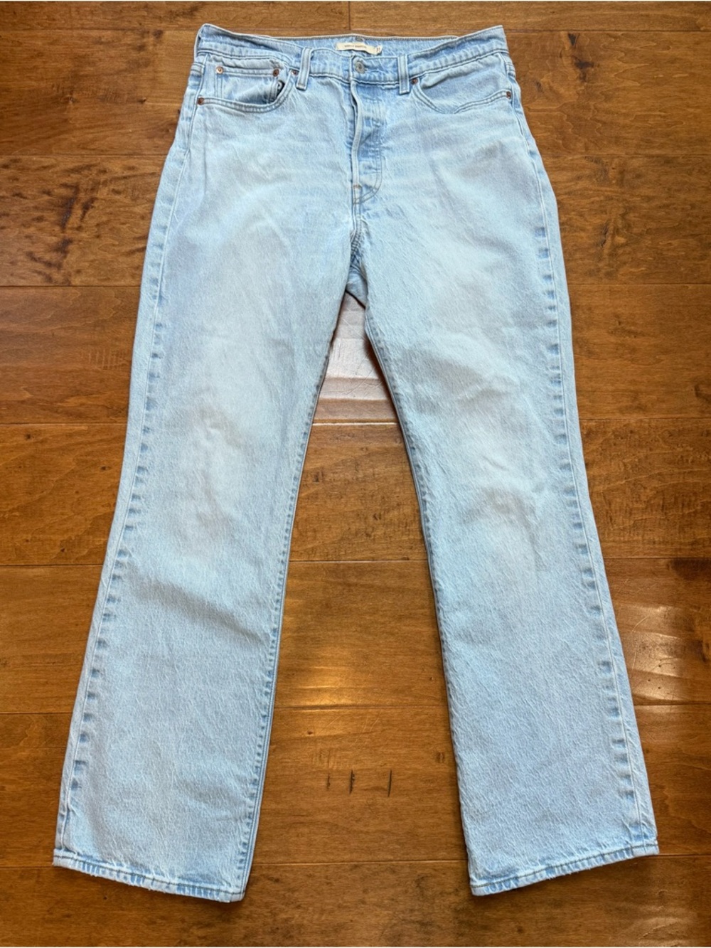 Levi’s Wedgie Bootcut Premium Jeans 31 High Rise Button Fly Light Wash